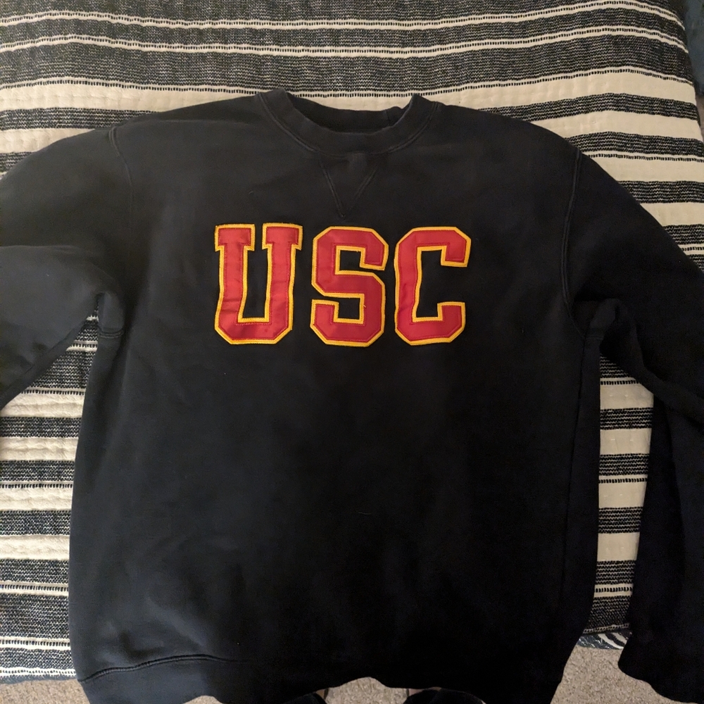 Vintage-style USC sweatshirt